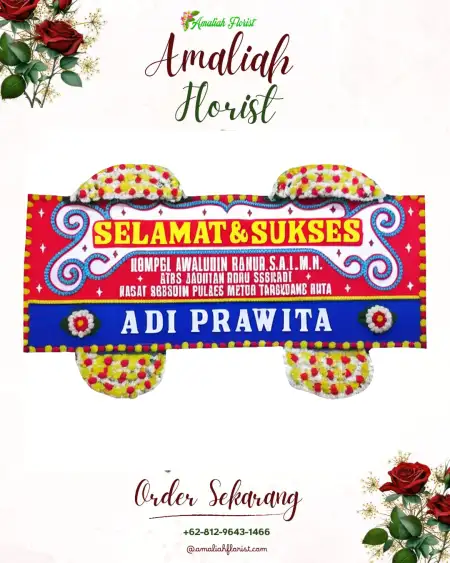 Papan Bunga Ucapan Selamat Prabugantungan